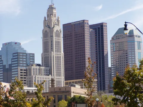 columbus ohio skyline