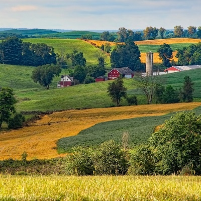 farmland in rural ohio