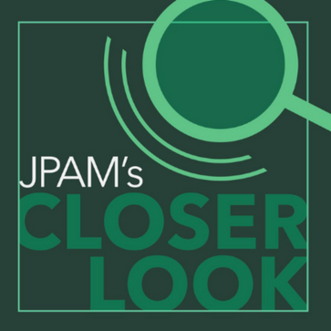 JPAM's Closer Look podcast logo